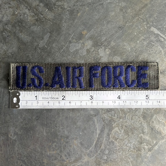 U.S. AIR FORCE embroidered tape patch - vintage - Picture 10 of 10
